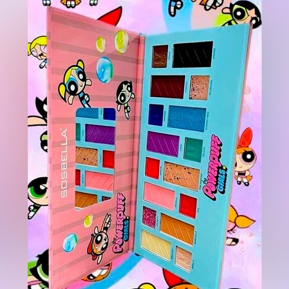 SosBella Power Puff Girls Eyeshadow Palette - Picture 1 of 3